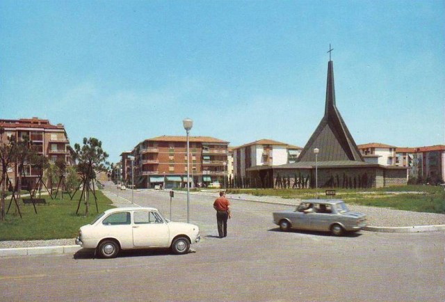 Nuova Chiesa Croce in Campo anni 60 circa